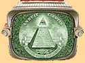 Altseende øje. Illuminati-symbol. 'Verdenregeringens' symbol. Vore uofficialle herskeres symbol